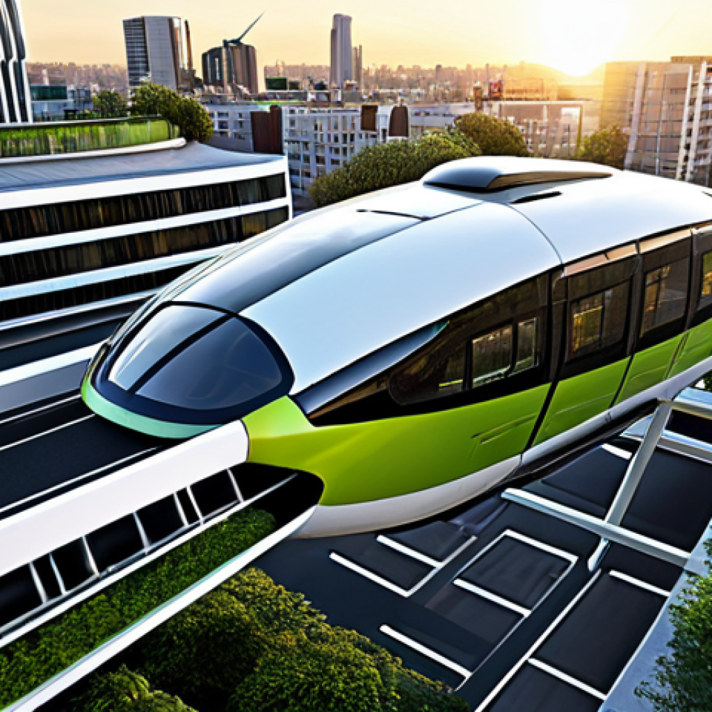 기계공학 소음제어 - **Urban Air Mobility (AAM) in a Serene Future City:**
    A breathtaking, high-angle shot of a sleek...